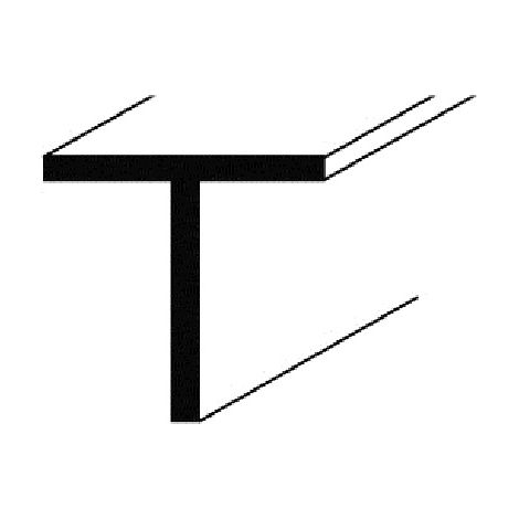 Aluminium 1,5 mm Stärke T-Profil, Winkel, natur eloxiert, vers. Ausführungen 15x15x1,5mm 1 Meter (1/2)