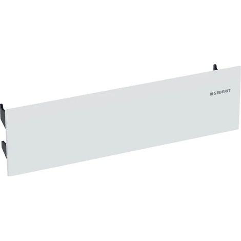 Geberit plaque de fermeture pour élément de douche CleanWall : blanc alpin, 242990111