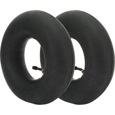 Pneu de Chambre à Air, Chambre à Air 410 350-4 avec Valve de Courbure TTR87 pour Jantes de 4 Pouces de Largeur de 3, 5 à 4, 1 Pouces (1/5)