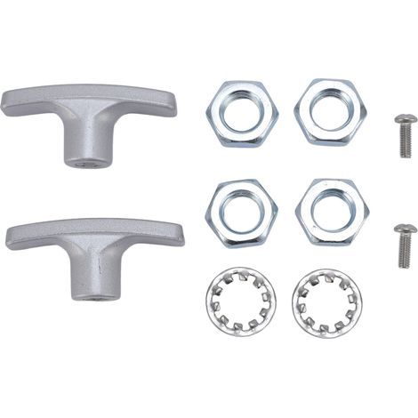 Poignée de remplacement de Valve d'eaux usées pour camping-car, aluminium robuste antidérapant gris (1/5)