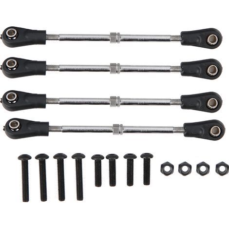 4 Pièces Tige de Direction en Alliage d'Aluminium pour HSP 94122 1/10 - Pièces Améliorées RC (1/5)