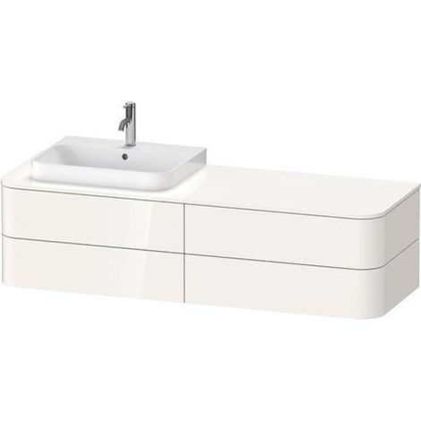 Meuble sous-console HAPPY D.2 P 408x1600x550mm pour lavabo à poser Happy D.