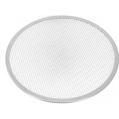 1 Plaque cuisson pizza, Maille aluminium anodisé, Transfert chaleur uniforme, Anti-déformation, Maison boulangerie