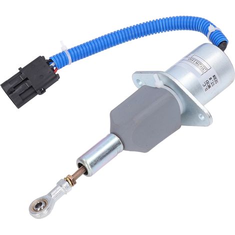 Soupape solénoïde d'arrêt ABS anti-corrosion 12V pour Cummins 6CTA 8.3L, référence 3928160, coupe-circuit fiable. (1/5)