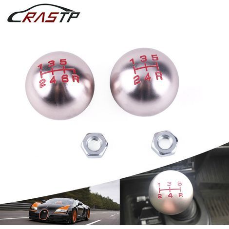 Modification for Honda FD2: 5-6 speed gear lever with titanium-colored aluminum alloy knob - 5 speeds (1/4)