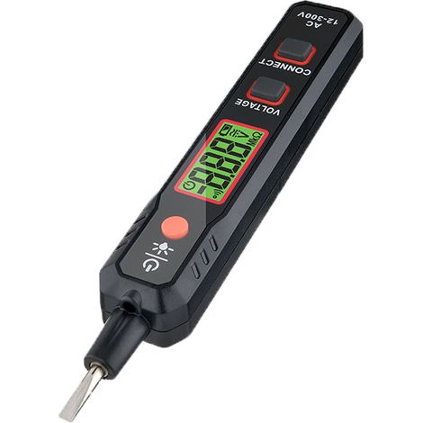 Testeur de tension intelligent Harper HT89, détection de tension AC 12–300V, test de continuité et de point zéro, 1 pièce