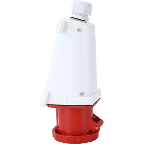 Fiche industrielle 5 broches 3 phases 380-415V 63A 3P+N+E IP67, prise mâle et femelle étanche, connecteur 5 pôles pour usage professionnel. (1/5)