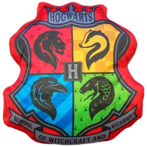 Cuscino 3D di Hogwarts per i fan di Harry Potter morbido e confortevole
