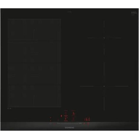 Siemens iQ700 EX675HEC1E Placa de cocina empotrada 60 cm Placa de inducción 4 fuegos Negro (1/4)