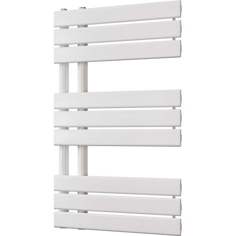 Tristan - White Towel Radiator - H816mm x W500mm (1/3)