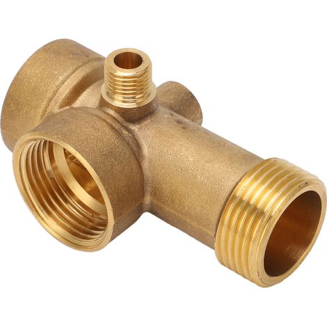 5-Wege-Rohrverschraubung aus Messing G1 G1/4 für Wasser, Öl, Gas – Küche und Bad (1/5)