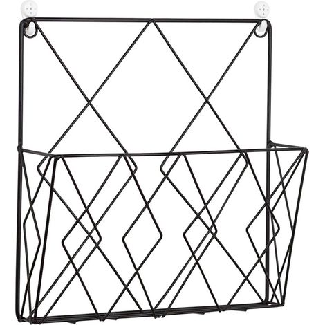 1 Étagère murale, Fer forgé, Design élégant, Rangement livres, Bureau Salon (1/5)