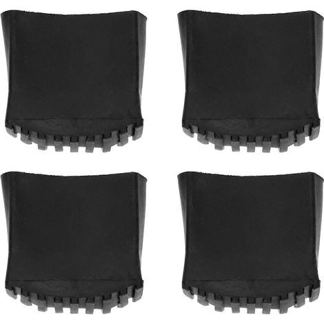 Lot de 4 protections antidérapantes pour pieds d'échelle-7.00X7.00X3.50CM-Black (1/4)
