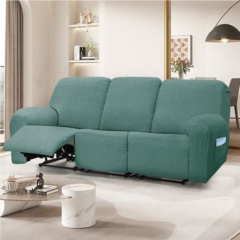 Housse Canapé Relax 3 Places,Housses de canapé Housse de chaise longue shiwares sofa Cover Matcha vert (1/4)
