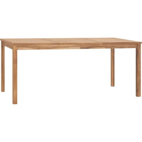 Garten-Esstisch 180x90x77 cm Massivholz Teak