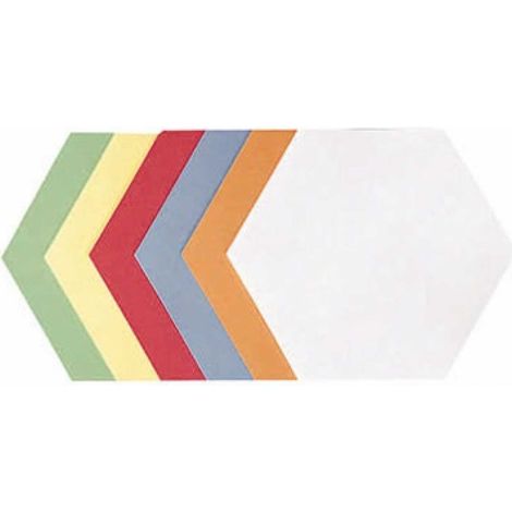 Moderationskarte 19 x 16,5 cm (B x H) 130g/m Altpapier 100 % recycelt farbig sortiert 500 St./Pack. (1/5)