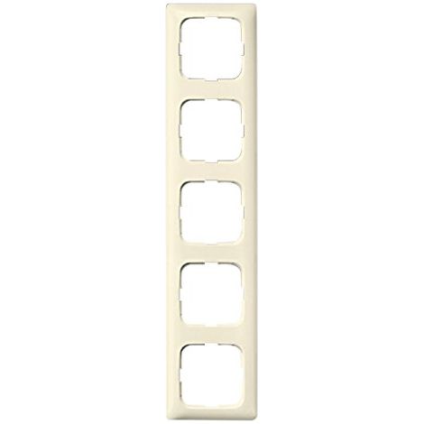 Busch-Jaeger Cadre de recouvrement 5 compartiments blanc - Busch-Duro 2000® SI Linear (2515-212K-102), 2CKA001725A1493