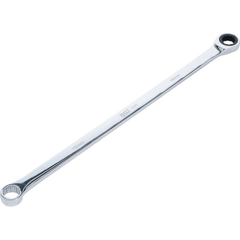 Llave de carraca bgs 7245 extra larga 15 mm cromo (1/4)