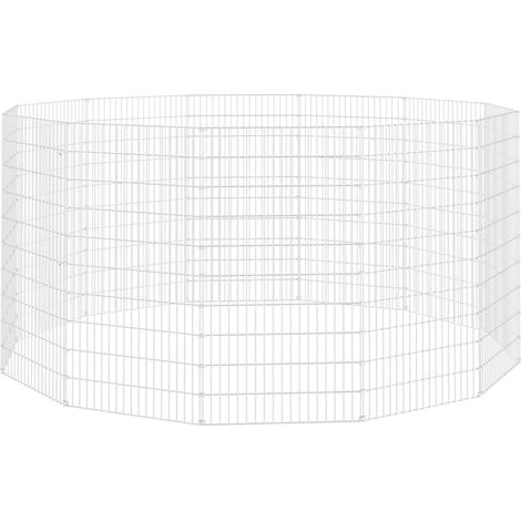 Maison Exclusive - Cercado para animales de corral (12 paneles, 5 (1/5)