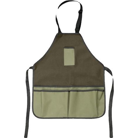 tablier De Jardin En Textile Vert 55 X 45 X 1 Cm (1/5)
