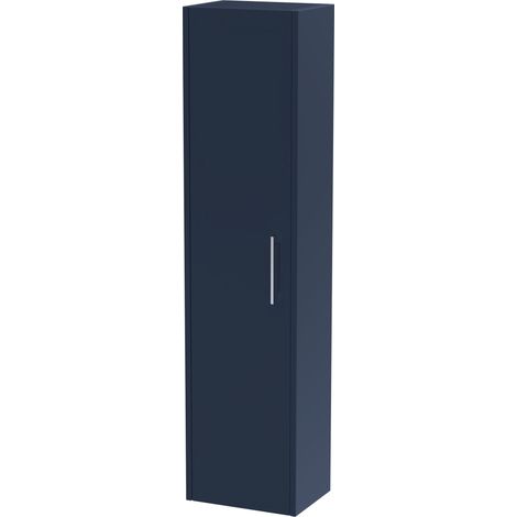 Winshill Wall Hung 1 Door Tall Cabinet - Blue - 350mm (1/4)
