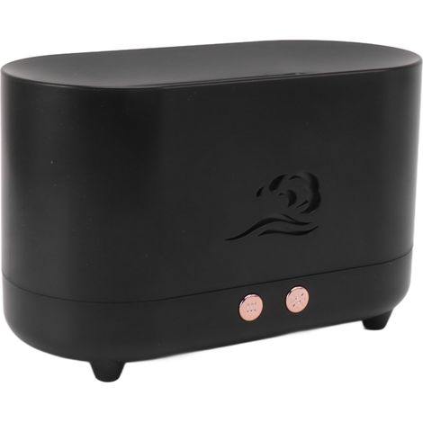 Simulateur de flamme diffuseur d'huiles essentielles noir 225ml 35dB USB, brume par flamme pour café maison (1/5)