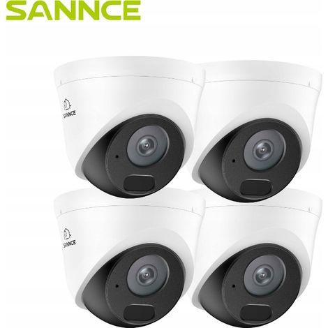 SANNCE Sistema de cámaras de seguridad de 5 MP PoE con detección de personas y reproducción inteligente IP67 (1/5)