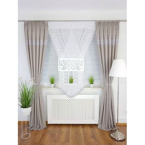 Pannello per finestra con ricamo, 180 cm (1/5)
