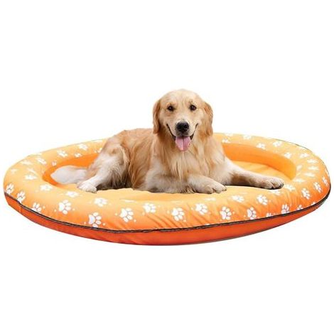 Bateau gonflable pour chien - Jouet de plage pour animal de compagnie - 140 x 96 cm (1/5)