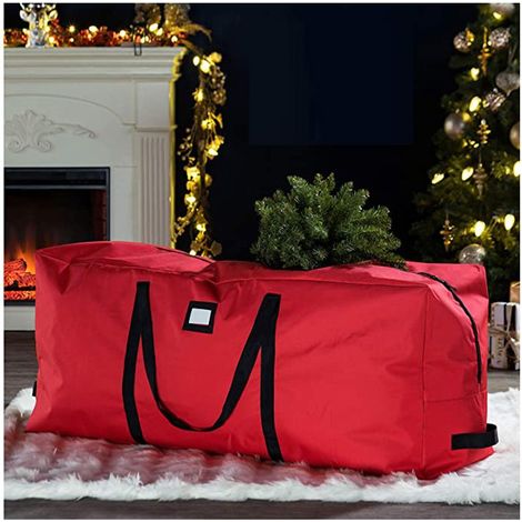 Sac de rangement pour arbre de noël, sac de rangement imperméable en tissu Oxford 600D pour arbre de noël-Accessoire pour sapin de Noël（165 x 38 x 76） (1/5)