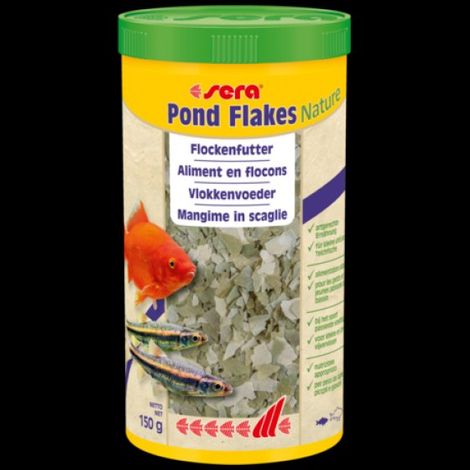 Nourriture pour Petits Poissons Pond Flakes Nature SERA - 3800ml