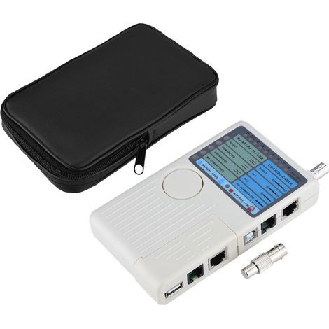 Testeur de Câble Réseau RJ45 RJ11 USB BNC - Détecteur et Traqueur LAN (1/5)