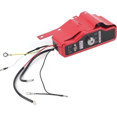 Elektrischer Zündschalter mit 2 Tasten für Honda GX340 GX390 11HP 13HP Motor (1/4)