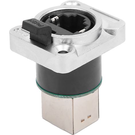 Connecteur RJ45 coudé étanche, isolant rond, fiche aviation YTRJ45 (1/5)