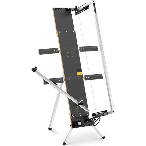 Cortador de poliestireno 200 W 1.300 mm / 330 mm con soporte aluminio níquel cartón recubierto texturizado plateado metalizado 140008855 (1/5)