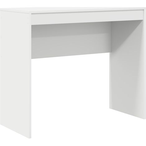 Bureau Table de travail Table d'écriture Blanc 90 x 40 x 76 cm (1/5)