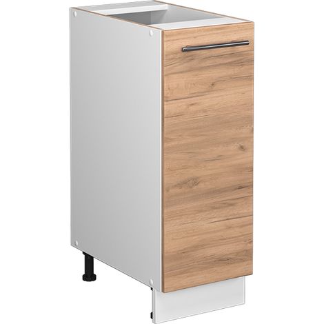 Apothekerschrank Fame-Line, Goldkraft Eiche, 30 cm ohne Arbeitsplatte, Vicco