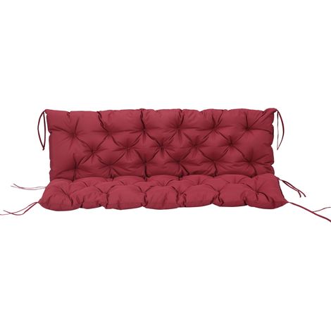 Coussin de banquette 3 places avec sangles de fixation et rembourrage en mousse