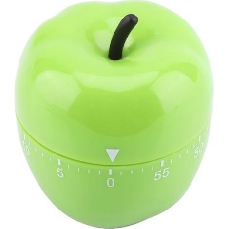 Minuterie de cuisine, forme de minuterie de cuisson mécanique avec cloche pour la cuisson à domicile, 60 minutes, aucune pile (1/4)