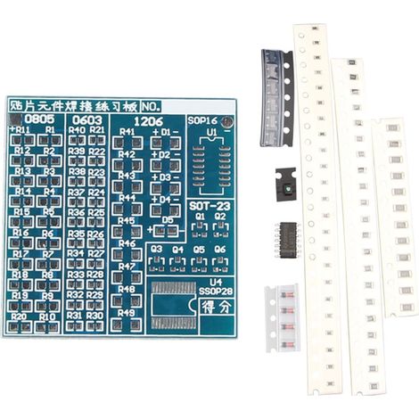 SMT SMD Composants Soudure Practise PCB Planche à souder DIY Kits Compatible avec Arduino DIY (1/4)