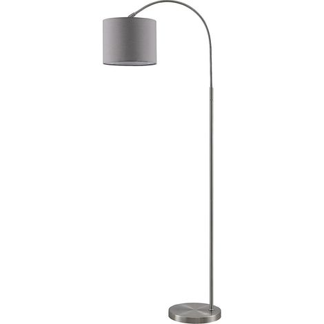 [GEBRAUCHT] B-Ware Lindby Keriba Stehleuchte Stehlampe Wohnzimmerlampe Lampe E27 60 W Nickel Ta127
