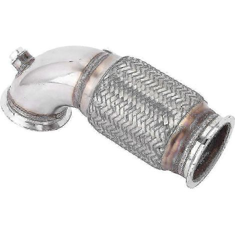 Bouchon de sonde lambda à soufflet flexible à 90 degrés avec collier de serrage en V pour tuyau de descente en acier de 3 pouces (2025) (1/5)