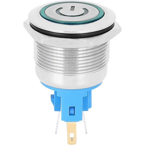 Deux interrupteurs à bouton-poussoir de 22 mm, 220 V CA, indice de protection IP65 (1/5)