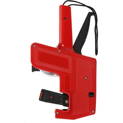 8-stellige Preisauszeichnungsmaschine, einzeilig, handlich, verstellbar, mit Etikettenpapier (1/5)