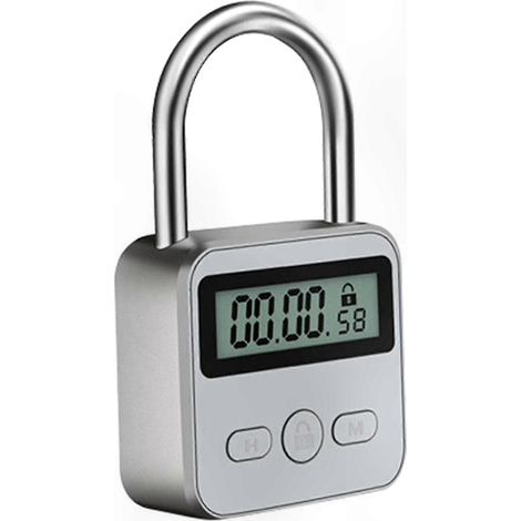 Verrouillage électronique à minuterie avec écran LCD, dispositif de sécurité voyage 99 heures, solution de verrouillage numérique multifonctionnelle (1/4)