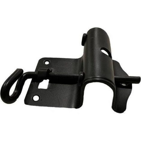 Sabot de portail - Réglable - Epoxy noir - 30 à 95mm 30 à 95mm - (1/4)