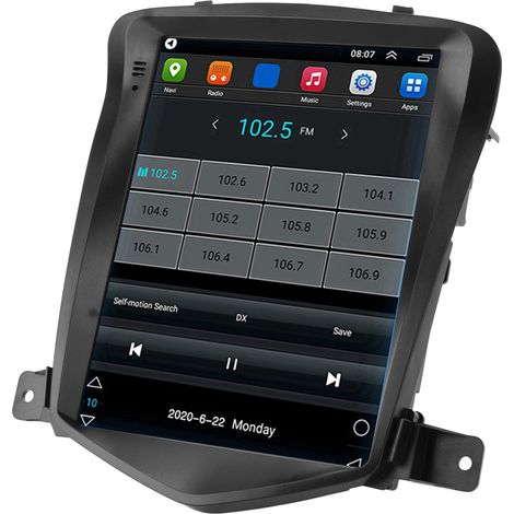 9.7in Autoradio Bluetooth Mains Libres Multimédia GPS Navigation Écran Tactile Remplacement pour Cruze J300 2009-2015 (1/5)