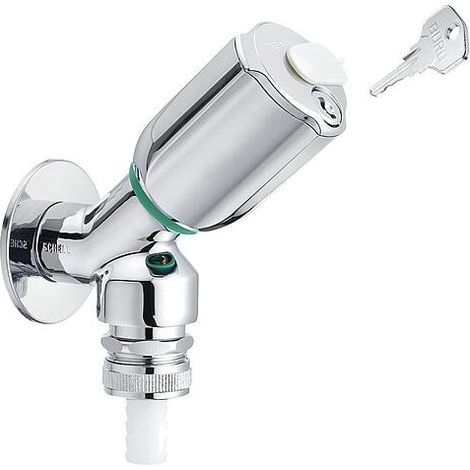 Vanne d'inclinaison pour appareil SECUR RB, RV, verrouillable, 1/2 pouce, chromée (1/3)
