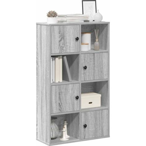 Bücherregal Grau Sonoma 60x24x101,5 cm Holzwerkstoff
