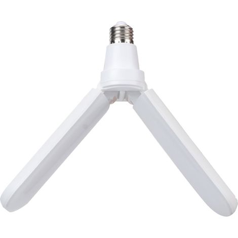 Lampadaire LED pliable 22W E27 185-265V super lumineux avec ventilateur 2 pales blanc froid pour entrepôt garage maison (1/5)
